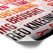 Gemengde krijgskunst of MMA als baanconcept Poster (Hoek)