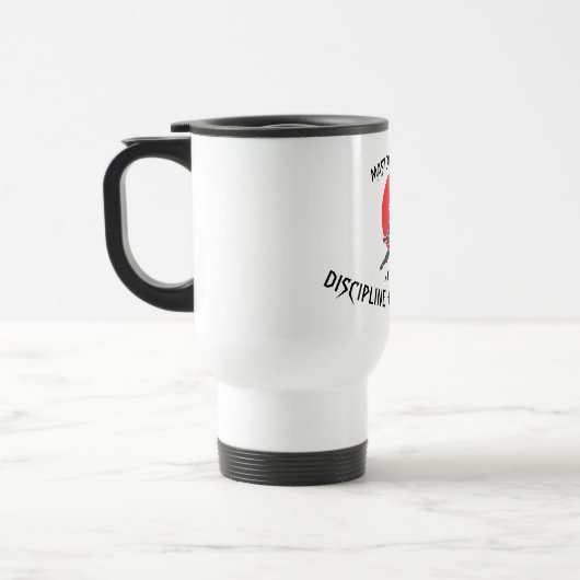 Gemengde krijgskunst  reisbeker (Links)