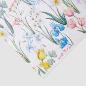 Gemengde lentbloemen, diaffodils botanisch tissuepapier (Detail)