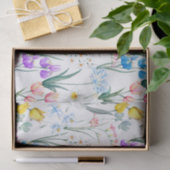 Gemengde lentbloemen, diaffodils botanisch tissuepapier (Geschenk)