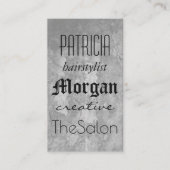 Gemengde lettertypen / gegolfde structuur visitekaartje (Voorkant)