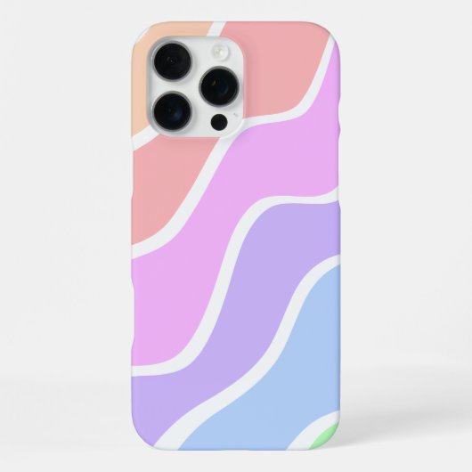 Gemengde Lichtkleurgradiënt  iPhone Hoesje (Achterkant)