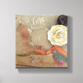 Gemengde Media Art Love Canvas Afdruk (Voorkant)