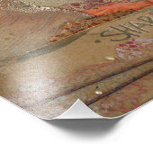 Gemengde Media Art Love Geef Hope Quote Foto Afdruk (Hoek)