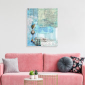 Gemengde Media Art maakt herinneringen Canvas Afdruk (Insitu (Woonkamer))