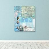 Gemengde Media Art maakt herinneringen Canvas Afdruk (Insitu (Houten vloer))