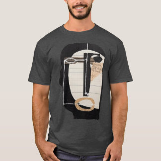 Gemengde Media Artistic Amulet Mask T-shirt