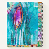 Gemengde media Bloemen Notitieboek (Achterkant)