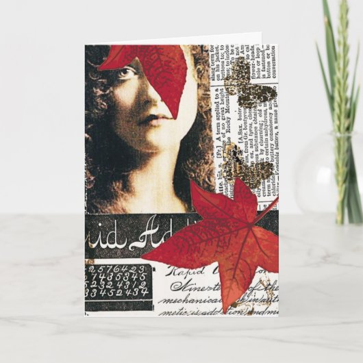 Gemengde Media Collage Kaart (Voorkant)