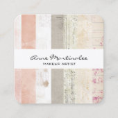 Gemengde Media Collage Vierkante Visitekaartje (Voorkant)