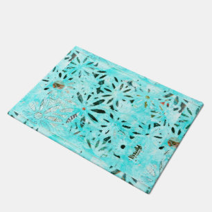 Gemengde Media Daisy Art Deurmat