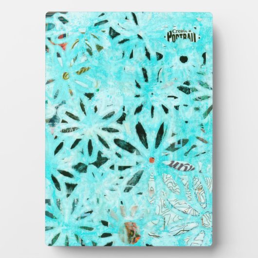 Gemengde Media Daisy Art Fotoplaat (voorkant)