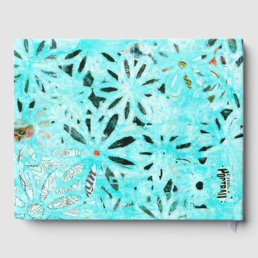 Gemengde Media Daisy Art Gastenboek (Achterkant)