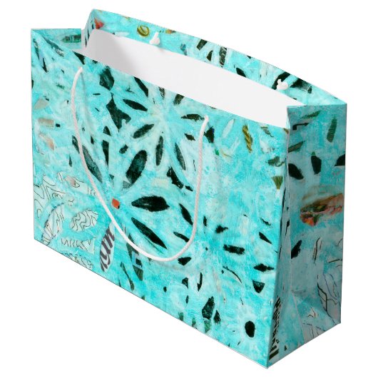 Gemengde Media Daisy Art Groot Cadeauzakje (Achterkant Gekanteld)