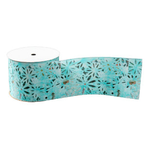 Gemengde Media Daisy Art Grosgrain Lint