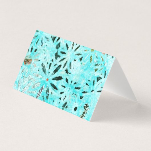 Gemengde Media Daisy Art Kaart (Voorkant)