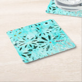 Gemengde Media Daisy Art Kartonnen Onderzetters (Schuin)