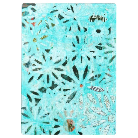 Gemengde Media Daisy Art Klembord (Achterkant)