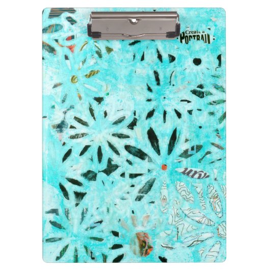 Gemengde Media Daisy Art Klembord (Voorkant)