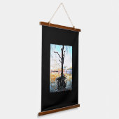 Gemengde Media Digital Art Hanging Tapestry Hangend Wandkleed (Gebogen)
