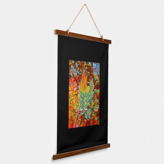 Gemengde Media Digital Art Hanging Tapestry Hangend Wandkleed (Gebogen)