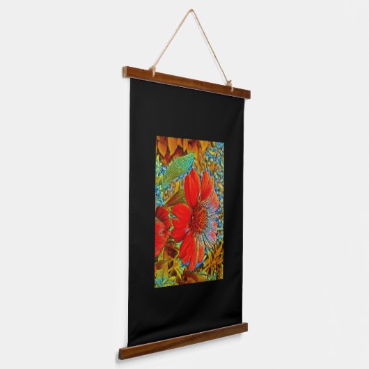 Gemengde Media Digital Art Hanging Tapestry Hangend Wandkleed (Gebogen)
