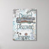 Gemengde Media Dream Inspire Canvas Afdruk (Voorkant)