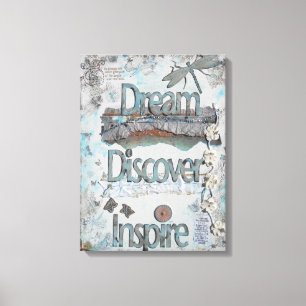 Gemengde Media Dream Inspire Canvas Afdruk