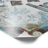 Gemengde Media Dream Ontdek Inspire Quote Art Prin Foto Afdruk (Hoek)