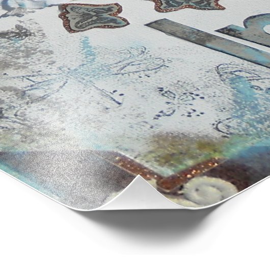 Gemengde Media Dream Ontdek Inspire Quote Art Prin Foto Afdruk (Hoek)