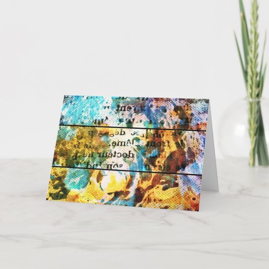 Gemengde Media en digitaal spel, Birthday Kaart (Voorkant)