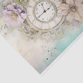 Gemengde media en klok tissuepapier (Detail)