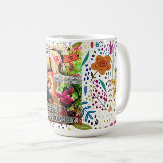 Gemengde Media Inspirerend Rosie de Riveter Koffiemok (Voorkant rechts)