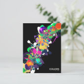Gemengde Media Kleuren 1 Briefkaart (Staand voorkant)
