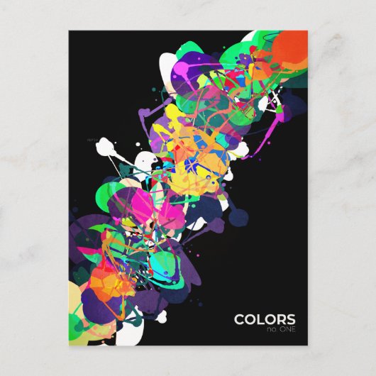 Gemengde Media Kleuren 1 Briefkaart (Voorkant)