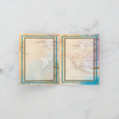 Gemengde Media Koffee Stain Junk Journal-felicitat Kaart (Binnen)