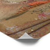 Gemengde Media Love Art Print (Hoek)