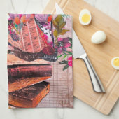 Gemengde Media Papier Kraai Raven Keuken Handdoek (Quarter Fold)