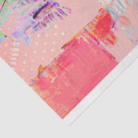 Gemengde Media Pastel Grunge Decoupage Tissuepapier (Detail)