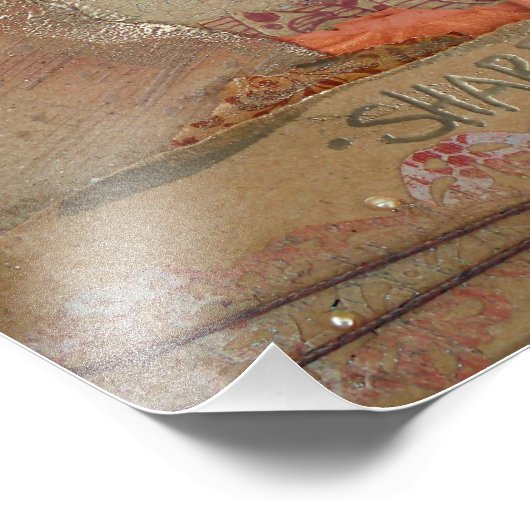 Gemengde Media Quote Art Love Geef Hope Share Foto Afdruk (Hoek)