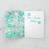 Gemengde Media Raccoon Print Kerst Kaart AP438B1 (Binnen)