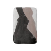 Gemengde media schilderen, minimalistisch abstract badmat (Voorkant Verticaal)