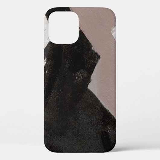 Gemengde media schilderen, minimalistisch abstract Case-Mate iPhone case (Achterkant)