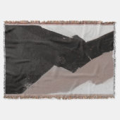 Gemengde media schilderen, minimalistisch abstract deken (Voorkant)