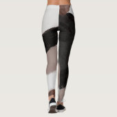 Gemengde media schilderen, minimalistisch abstract leggings (Achterkant)