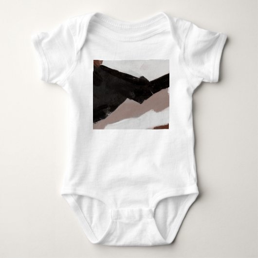 Gemengde media schilderen, minimalistisch abstract romper (Voorkant)