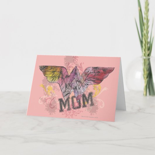 Gemengde media voor mam kaart (Voorkant)