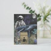 Gemengde media voor oceaanastronauten briefkaart (Staand voorkant)