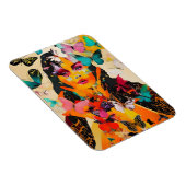 Gemengde media voor vrouwen en vlinders magneet (Rechterzijde)