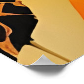 Gemengde media voor vrouwen en vlinders poster (Hoek)